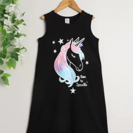 Kids dress-baby girl dress-Black frock